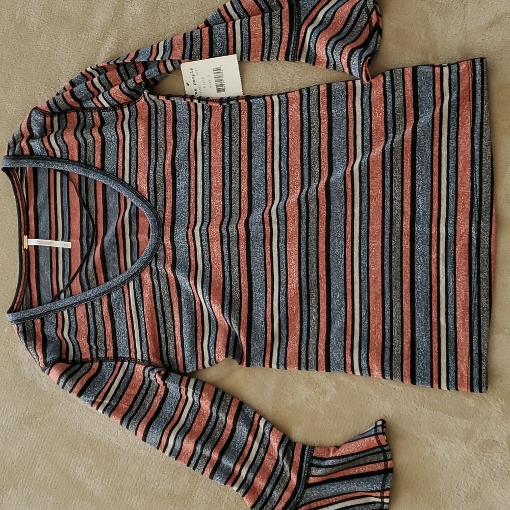 Free people bell sleeve top, size S